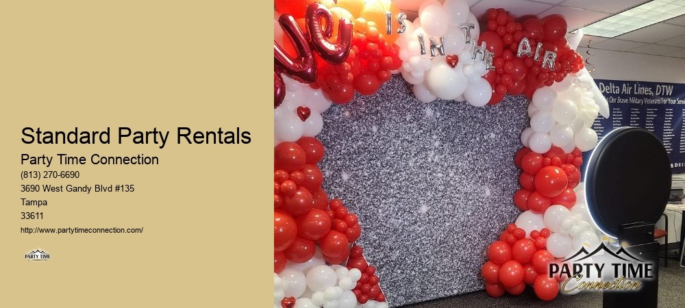 Party Rentals Tampa FL Party Time Connection